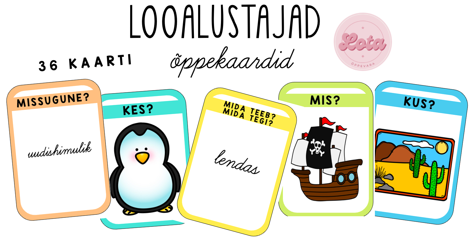 Looalustajad – õppekaardid