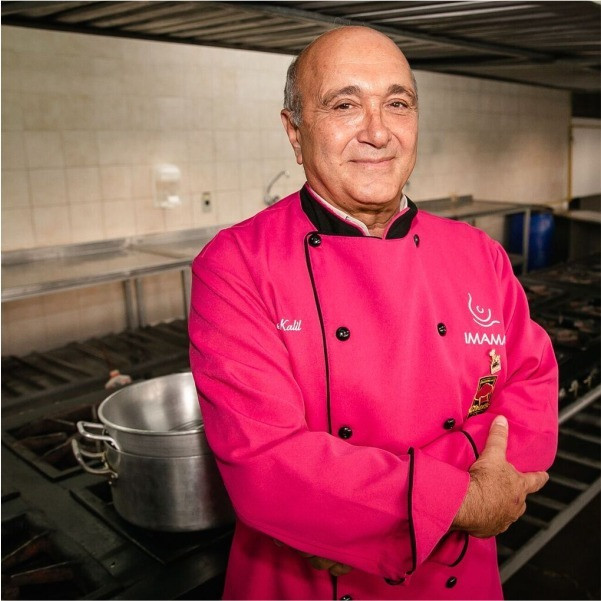 Chef Newton Kalil representando a Confraria União Cook's