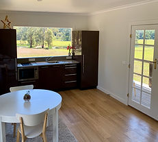 Kitchen and Dining area Olen Cabin Meand