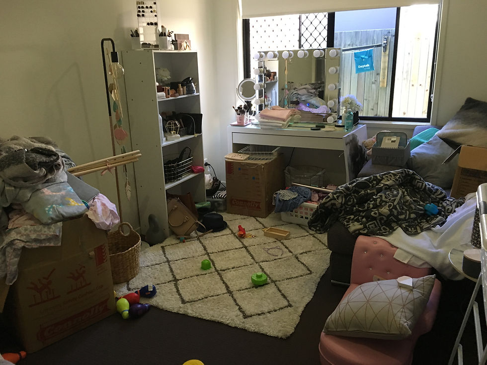 Before photo Decluttering Home Organisation