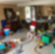 Family Room Declutter Organised Before