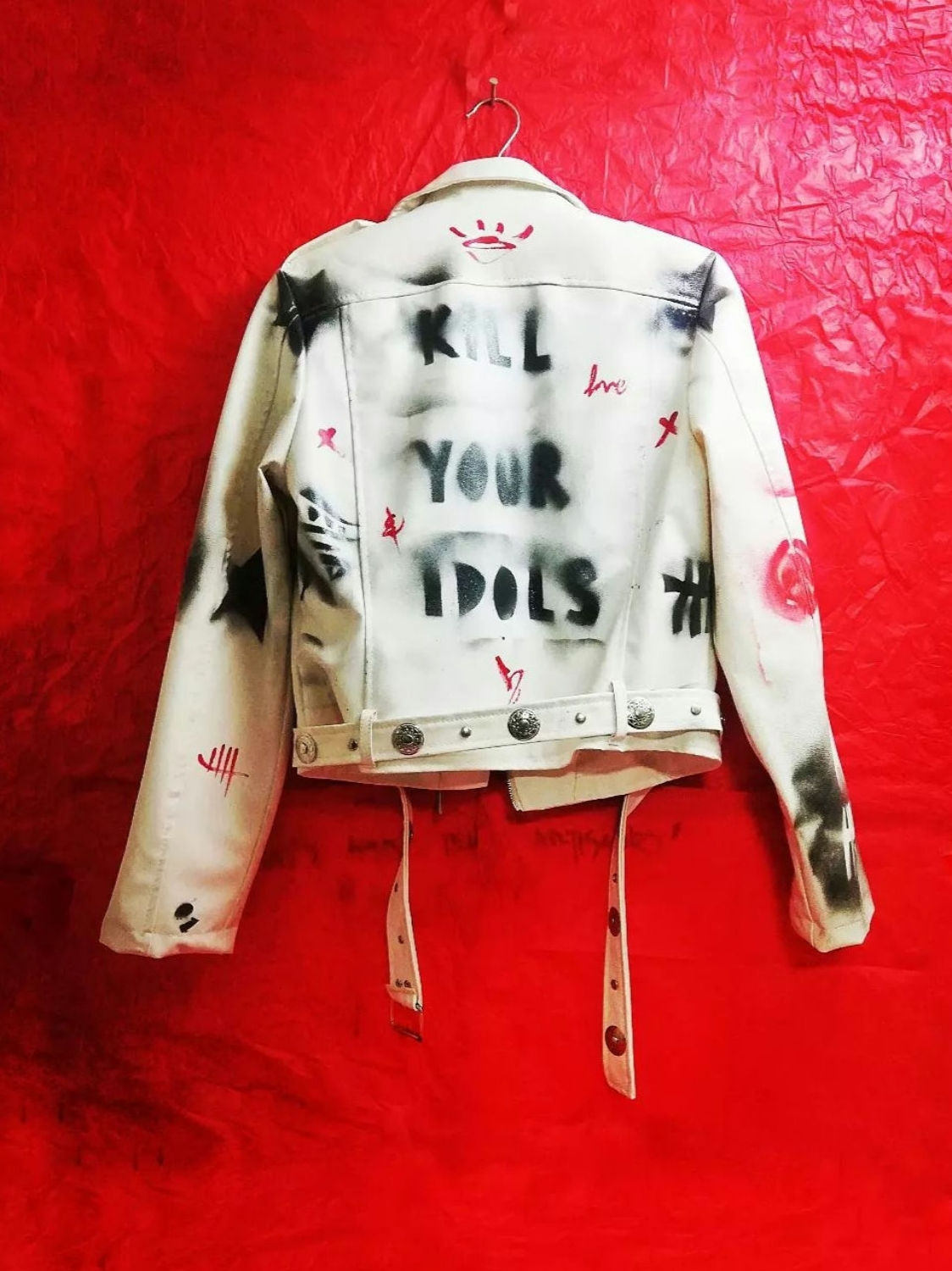 Killer Vegan Stencil Jacket
