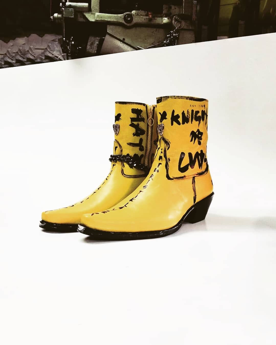 Blondie Leather Custom Boots