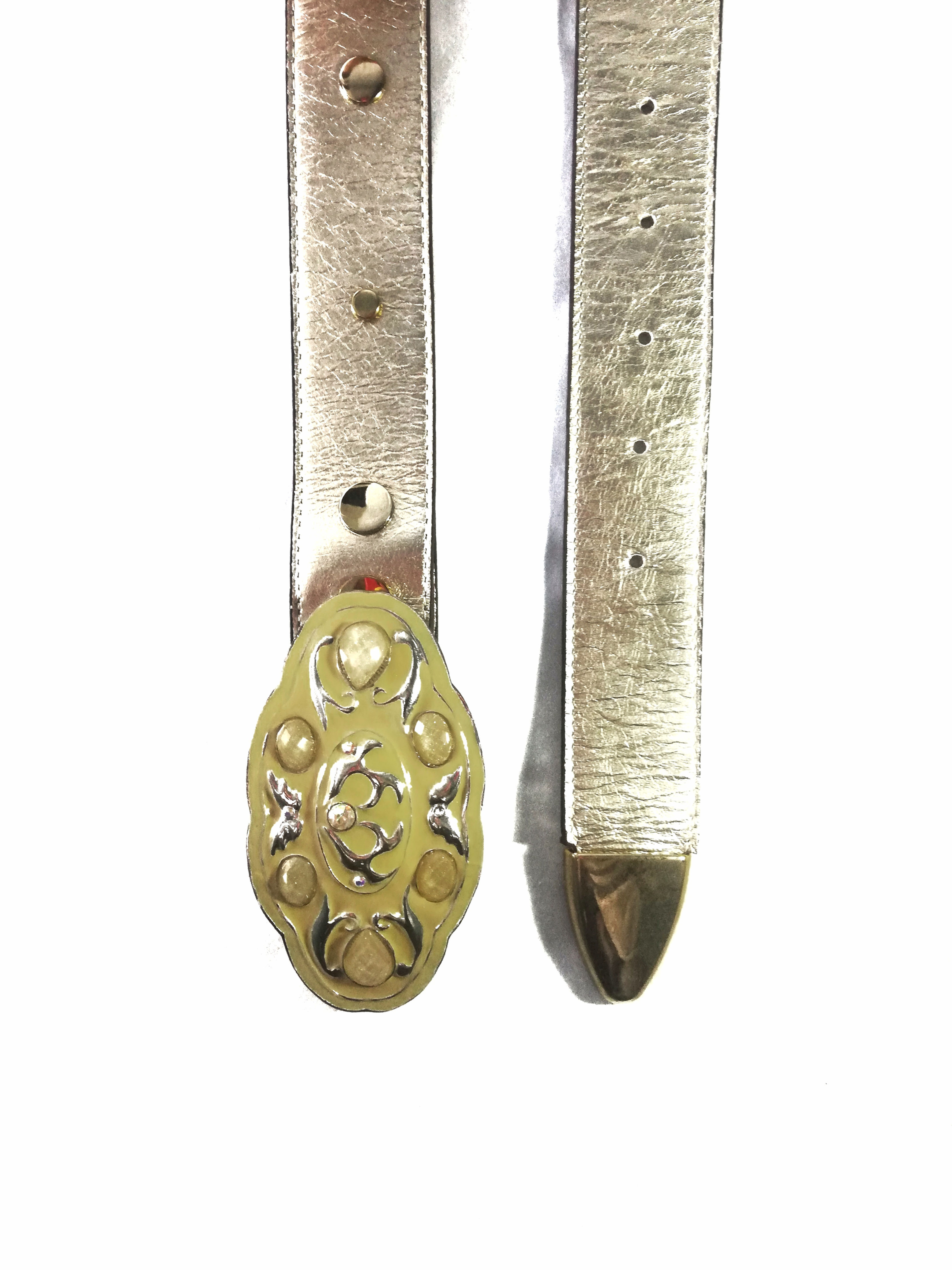 Gold Custom Western Belts 