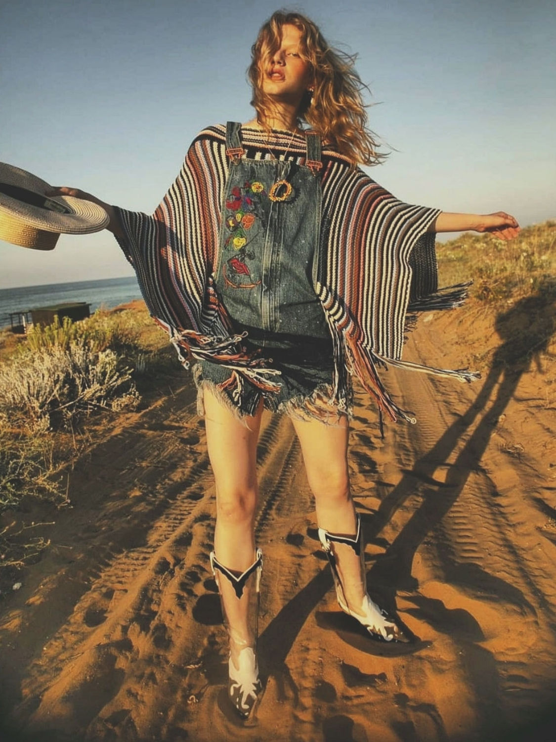 Leather Pink Western Boots