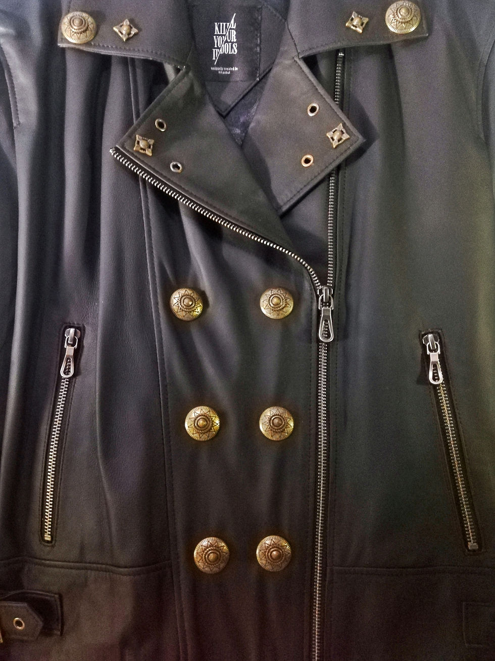 サムネイル： Black Matte Oversize Jacket