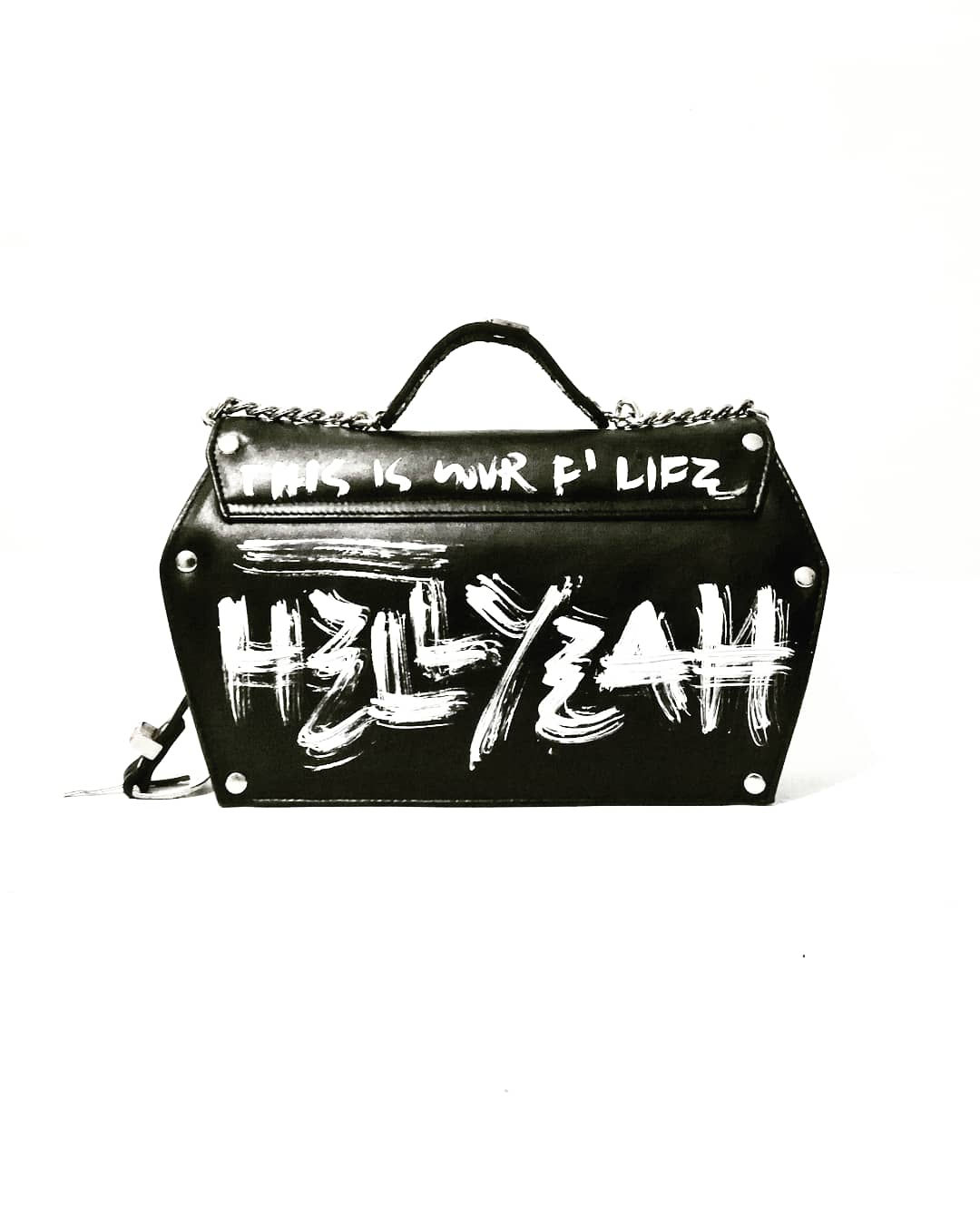 Hell Yeah Handpainted Clutch