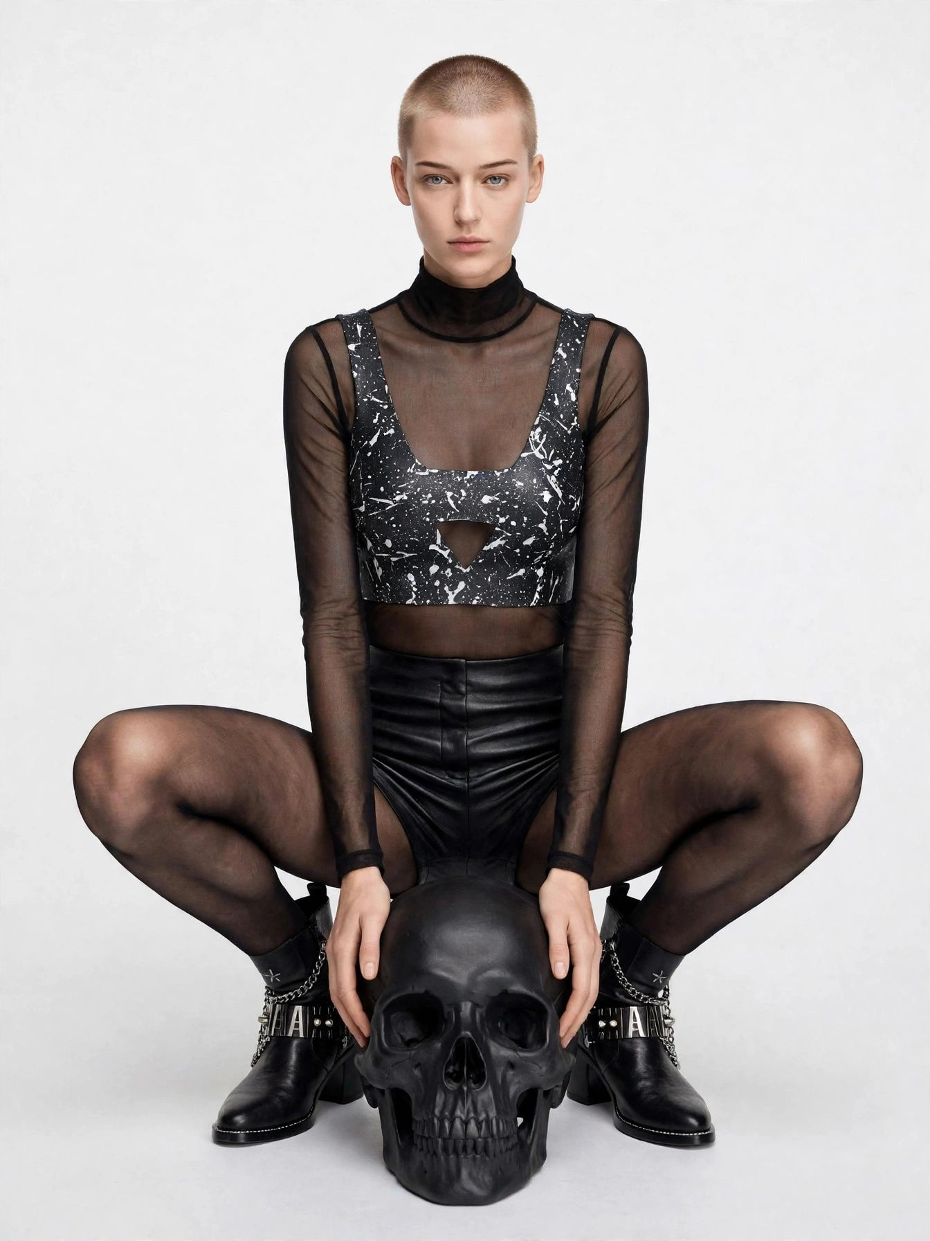 Coffin Leather Bustier