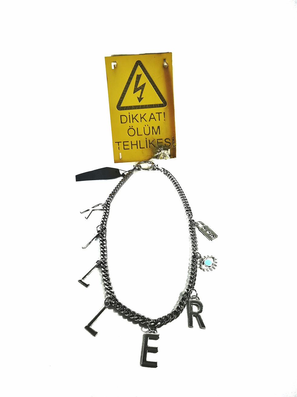 섬네일: Killer Eye Letter Necklace & Belt