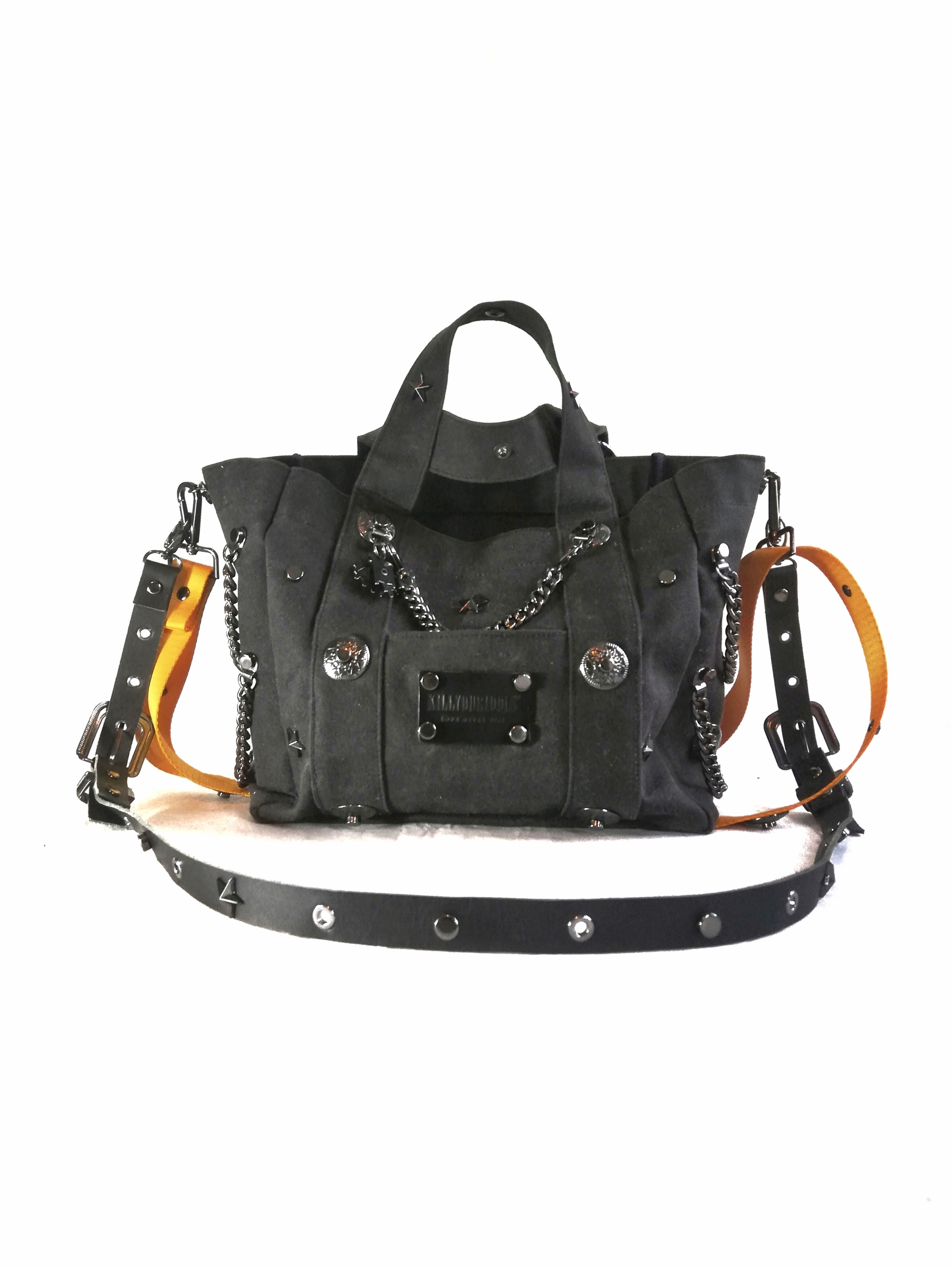 Custom Black Canvas Bag