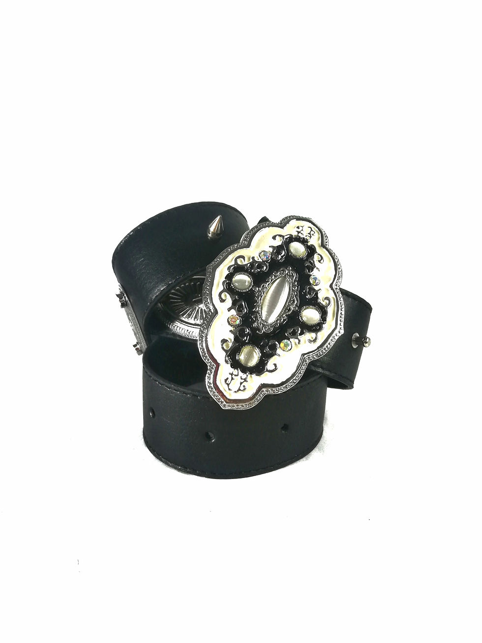 サムネイル： Black Western Custom Belts