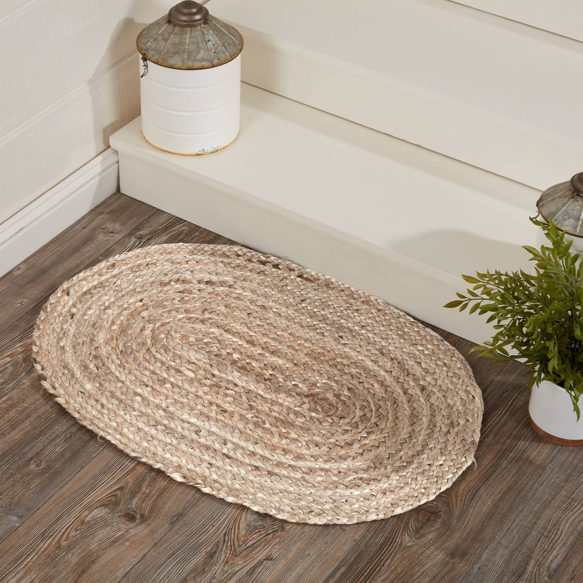 Natural Jute Rug Oval 20x30