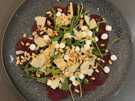 Gaspacho van rode bieten.