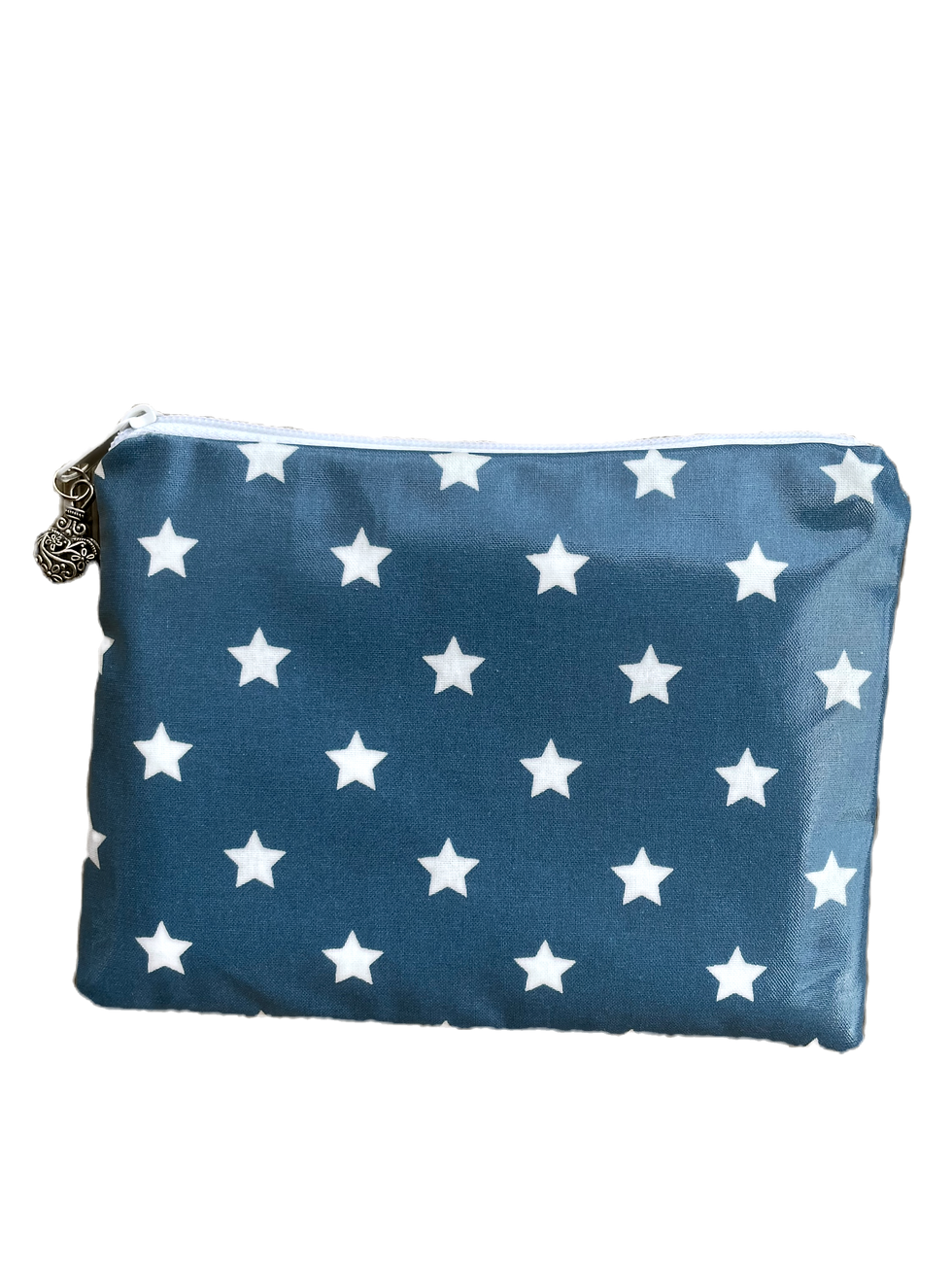 Pochette plate Bleu étoiles blanches 1