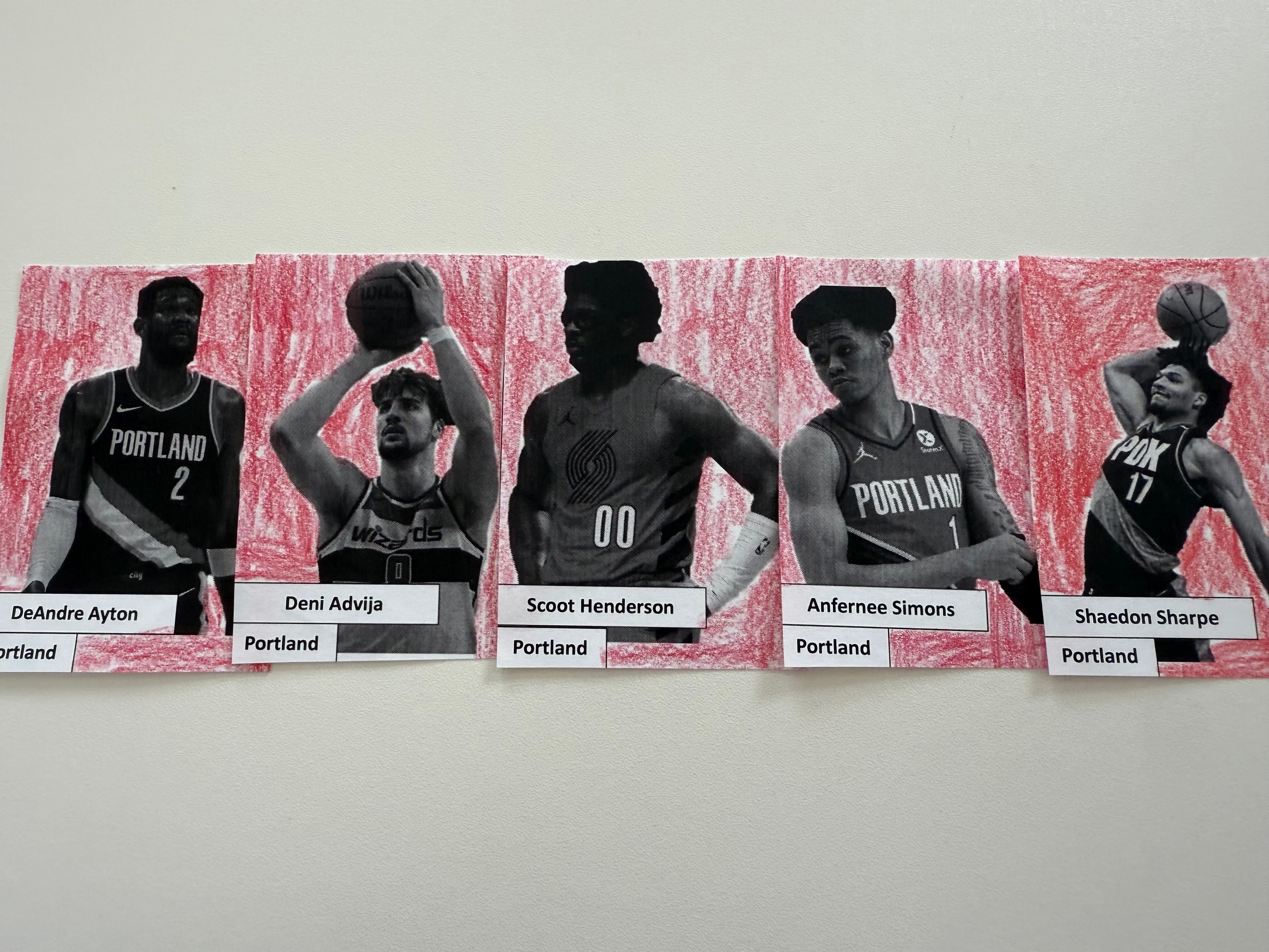 Portland Trailblazers Team Set 2025-26 Greatness