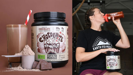 Straight Shot Personal Trainer drinking a whey protein shake