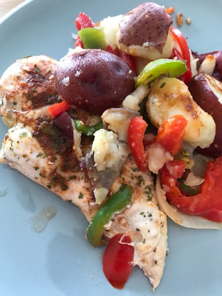 Chicken and Veggie Foil Packet Meal Prep