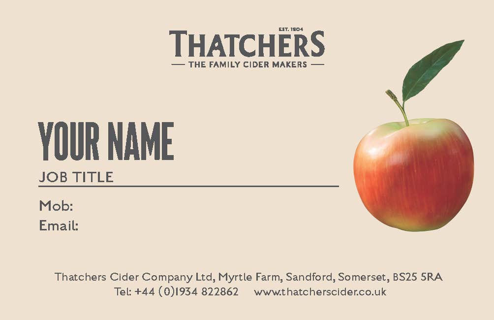 Thatchers Business Card