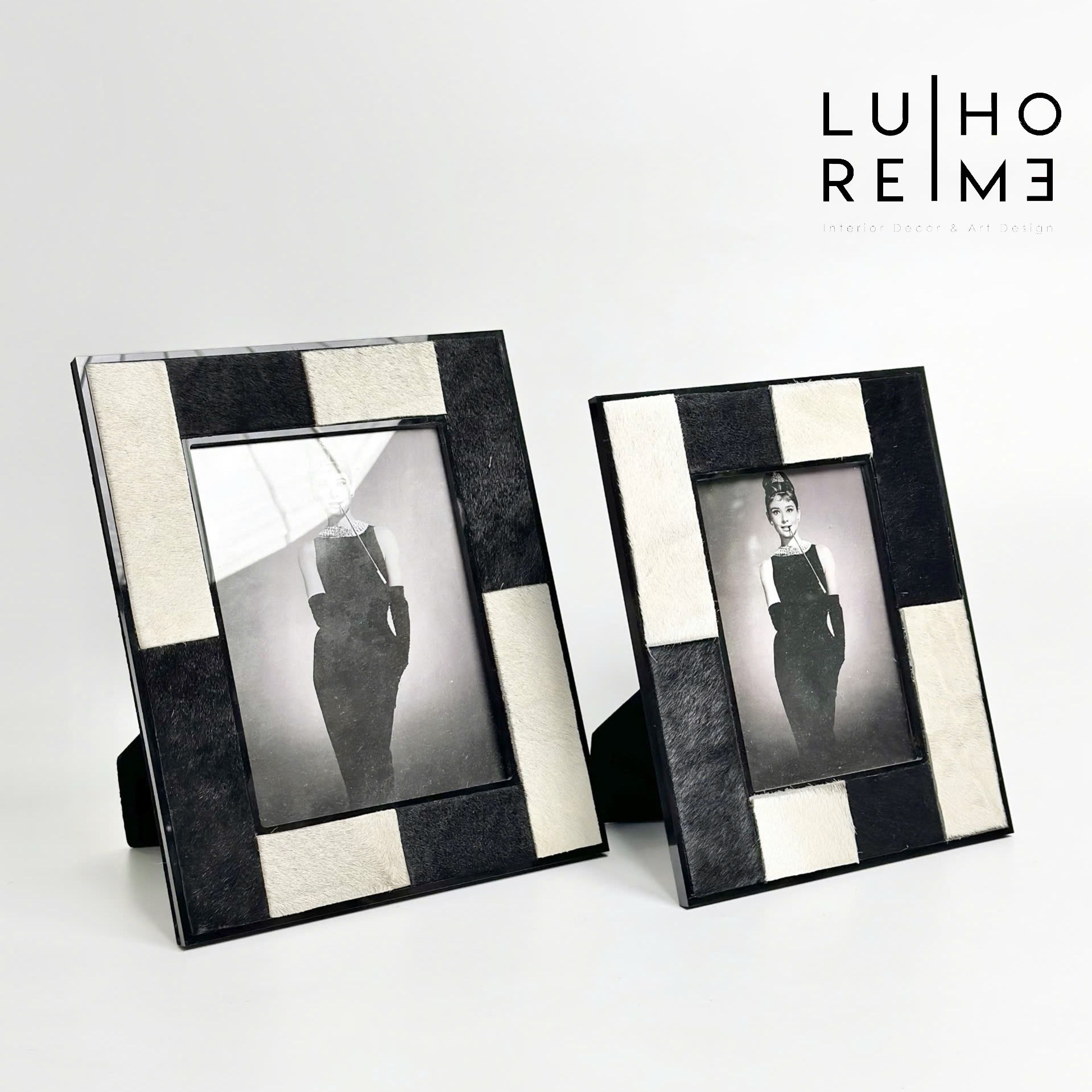 SET 2 KHUNG ẢNH DA THUỘC BW