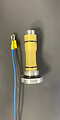 Stormtronics adapter assembly with terminal cup for twisting terminated wire