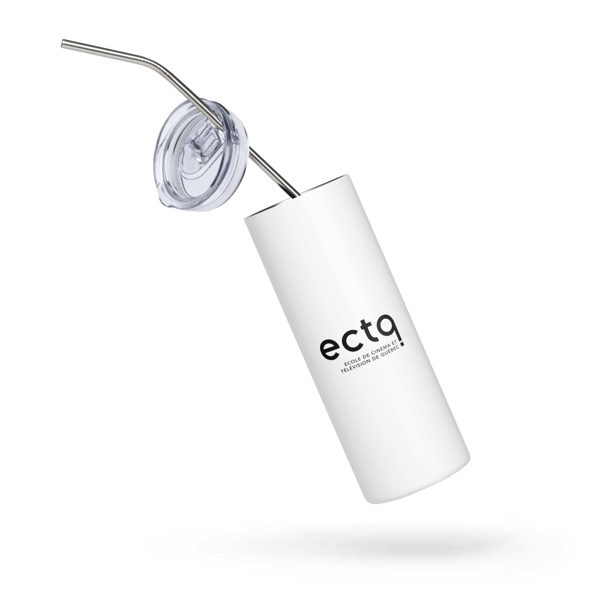 Gobelet en acier inoxydable blanc ECTQ