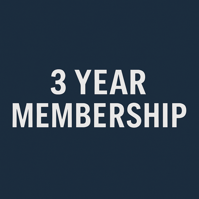 Three Year Membership
