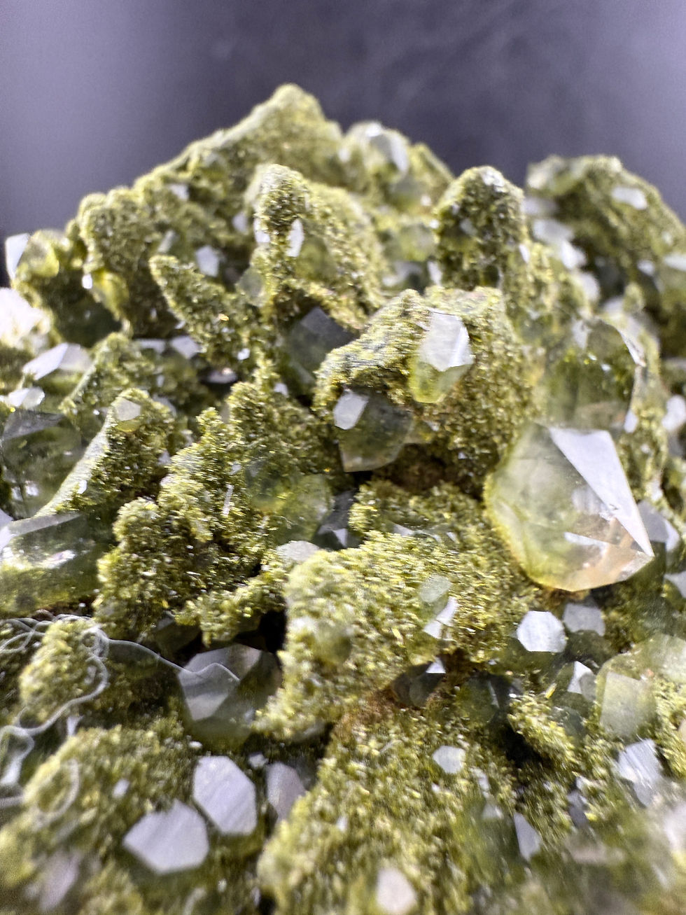 Thumbnail: Turkish Epidote with Quartz
