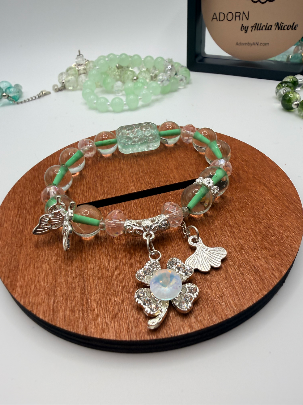 Thumbnail: Emerald Dawn Flexible Charm Bracelet