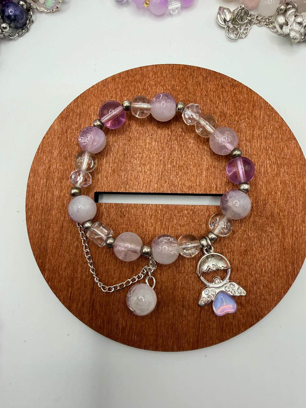Thumbnail: Violet Luna Flexible Charm Bracelet
