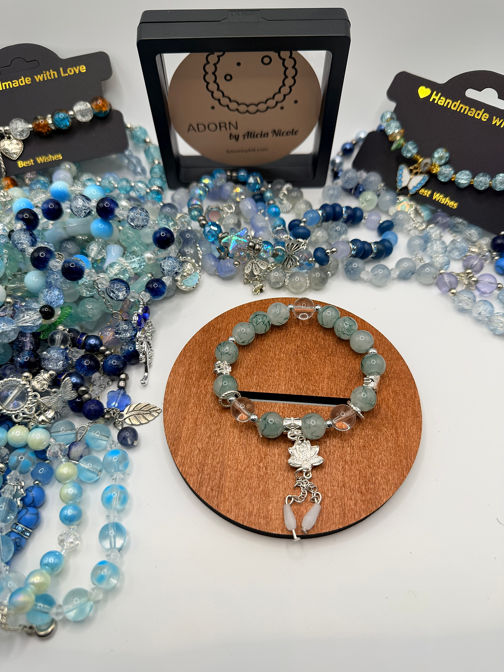 Thumbnail: Azure Reverie Flexible Charm Bracelet