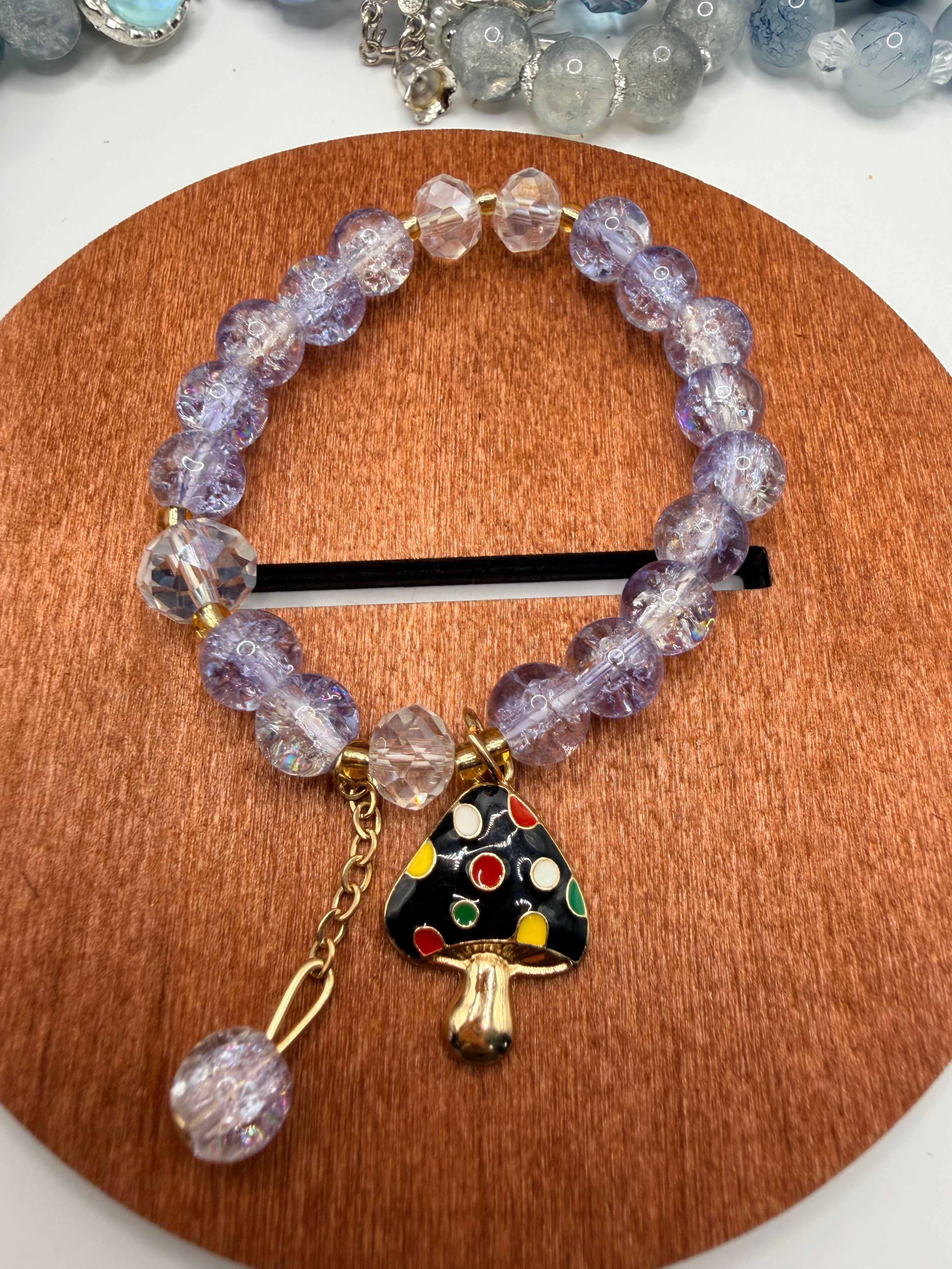 Azure Whisper Flexible Charm Bracelet