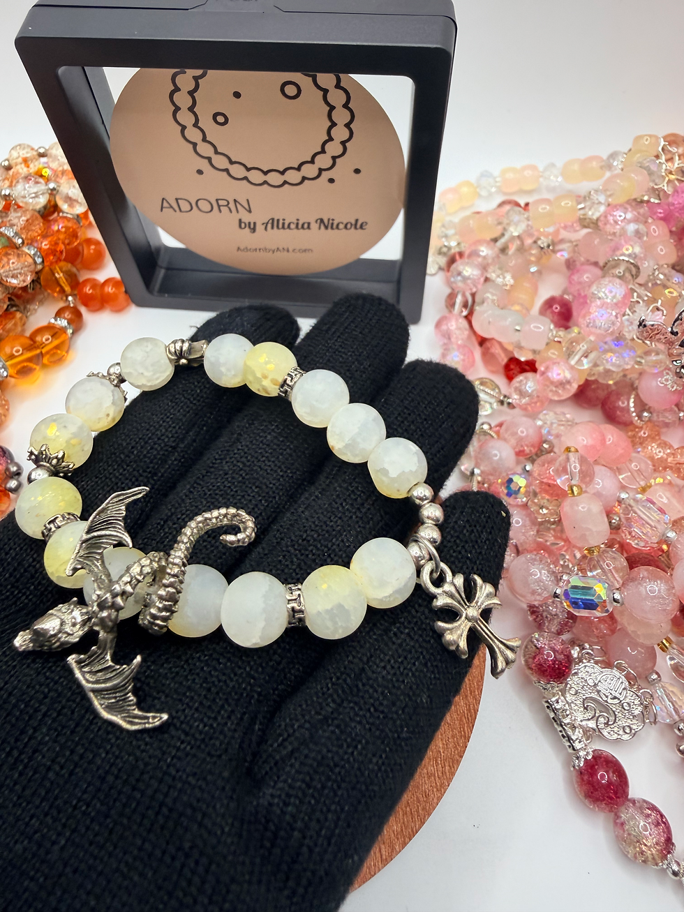 Thumbnail: Dragon's Breath Ember Flexible Charm Bracelet