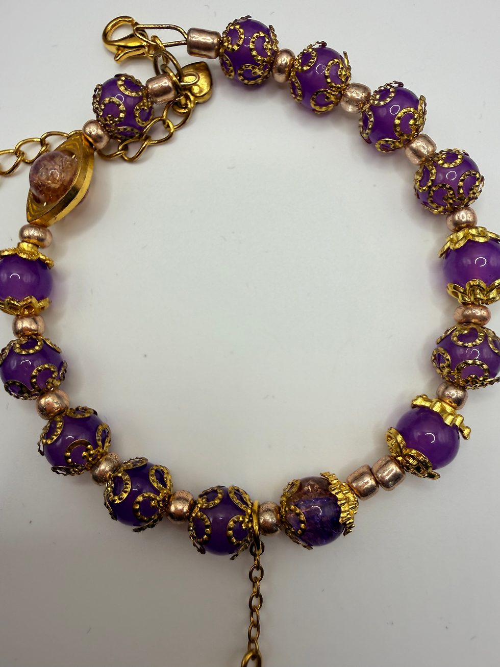 Thumbnail: Violet Aurora Wire Bracelet