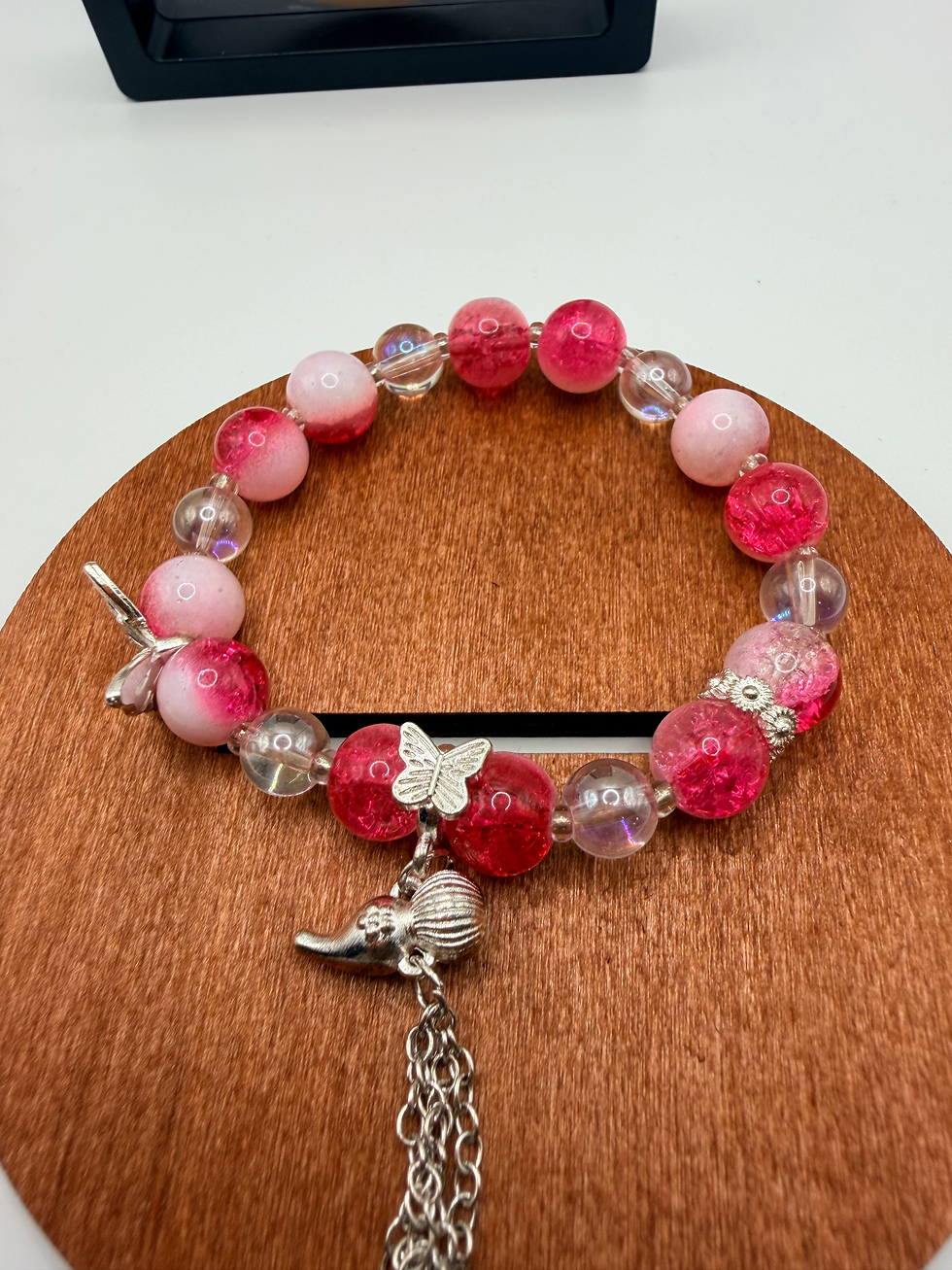 Thumbnail: Rose Blush Flexible Charm Bracelet