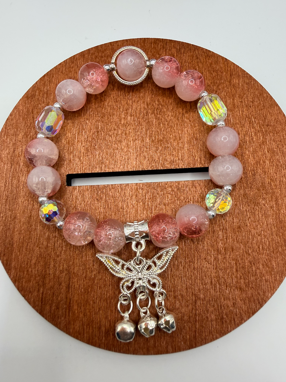 Thumbnail: Rose Glow Flexible Charm Bracelet