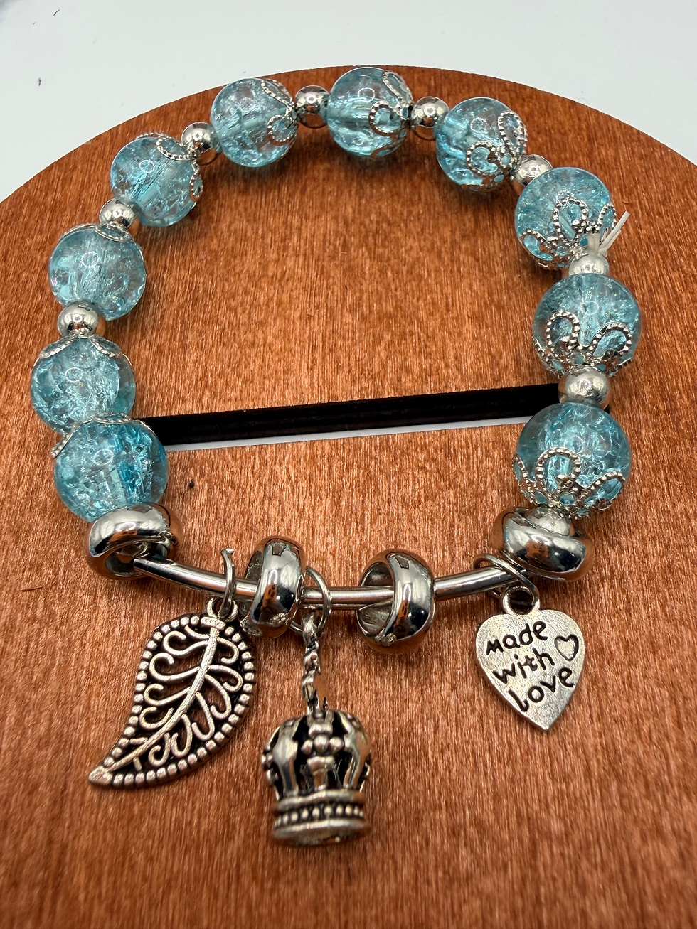 Thumbnail: Azure Mist Flexible Charm Bracelet