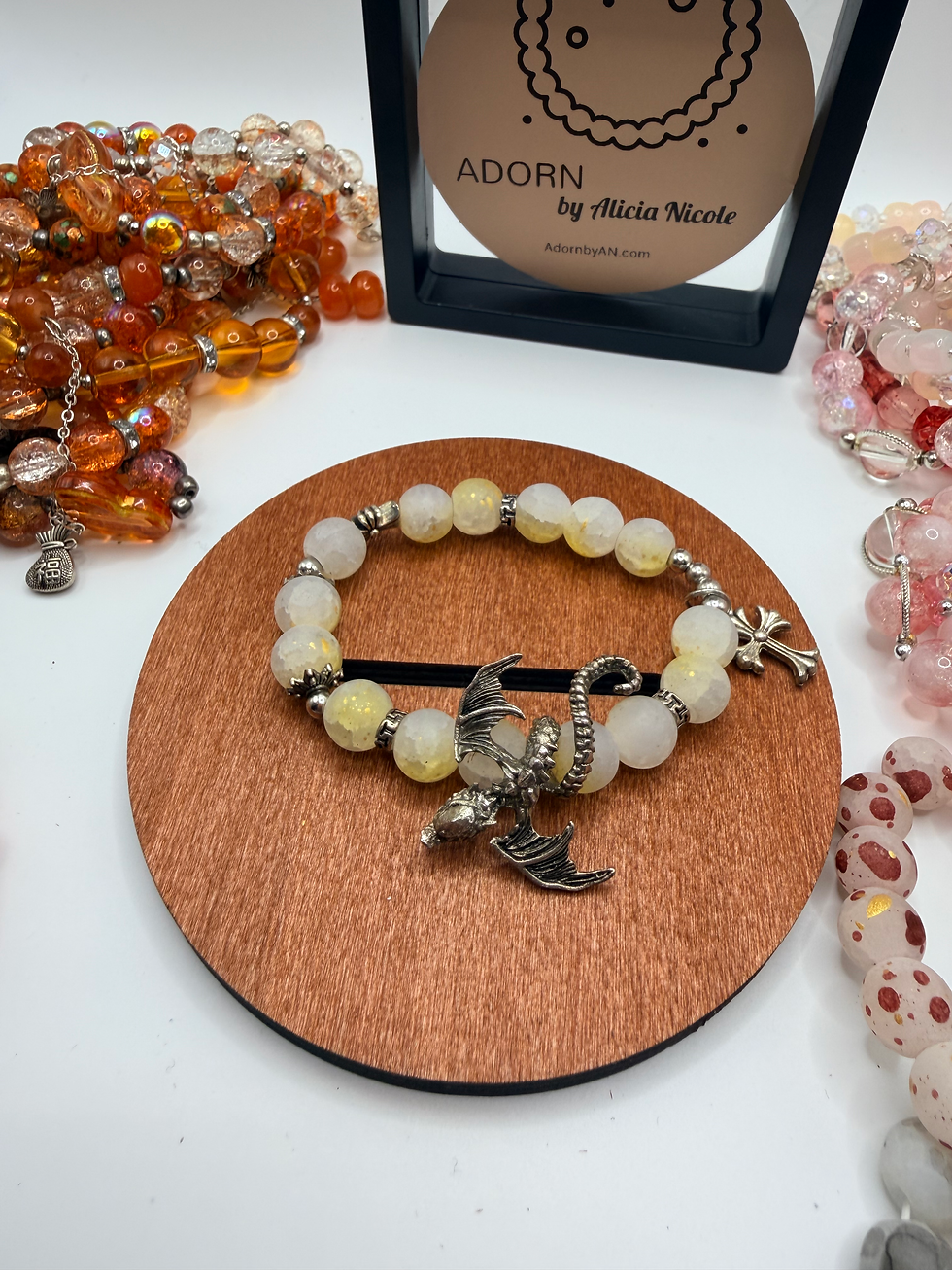 Thumbnail: Dragon's Breath Ember Flexible Charm Bracelet