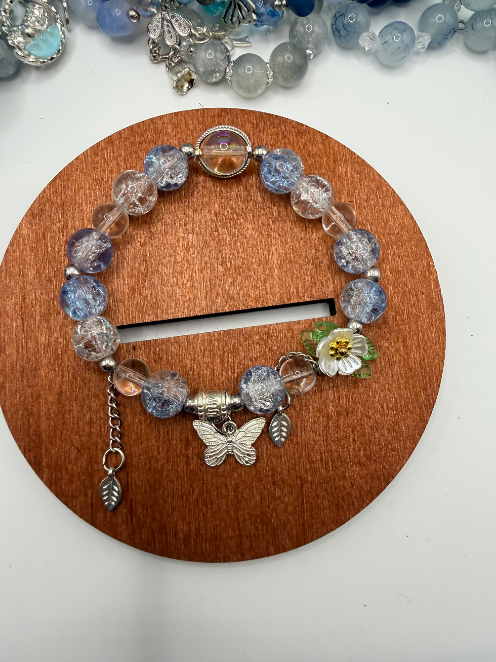 Thumbnail: Azure Meadow Flexible Charm Bracelet