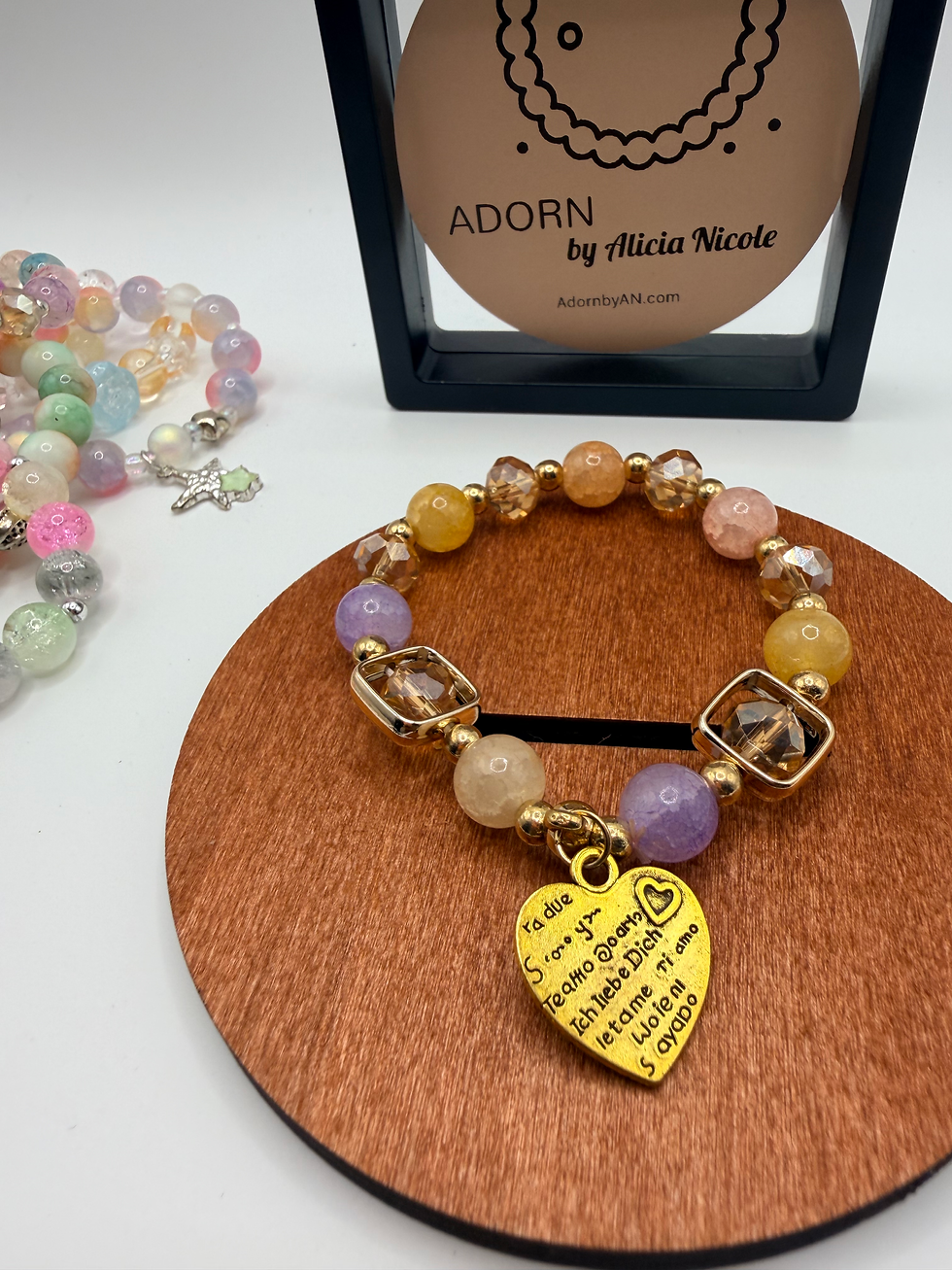Thumbnail: Prismatic Dawn Flexible Charm Bracelet