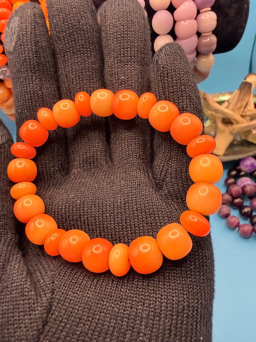 Thumbnail: Amber Whisper Bodhi Bracelet