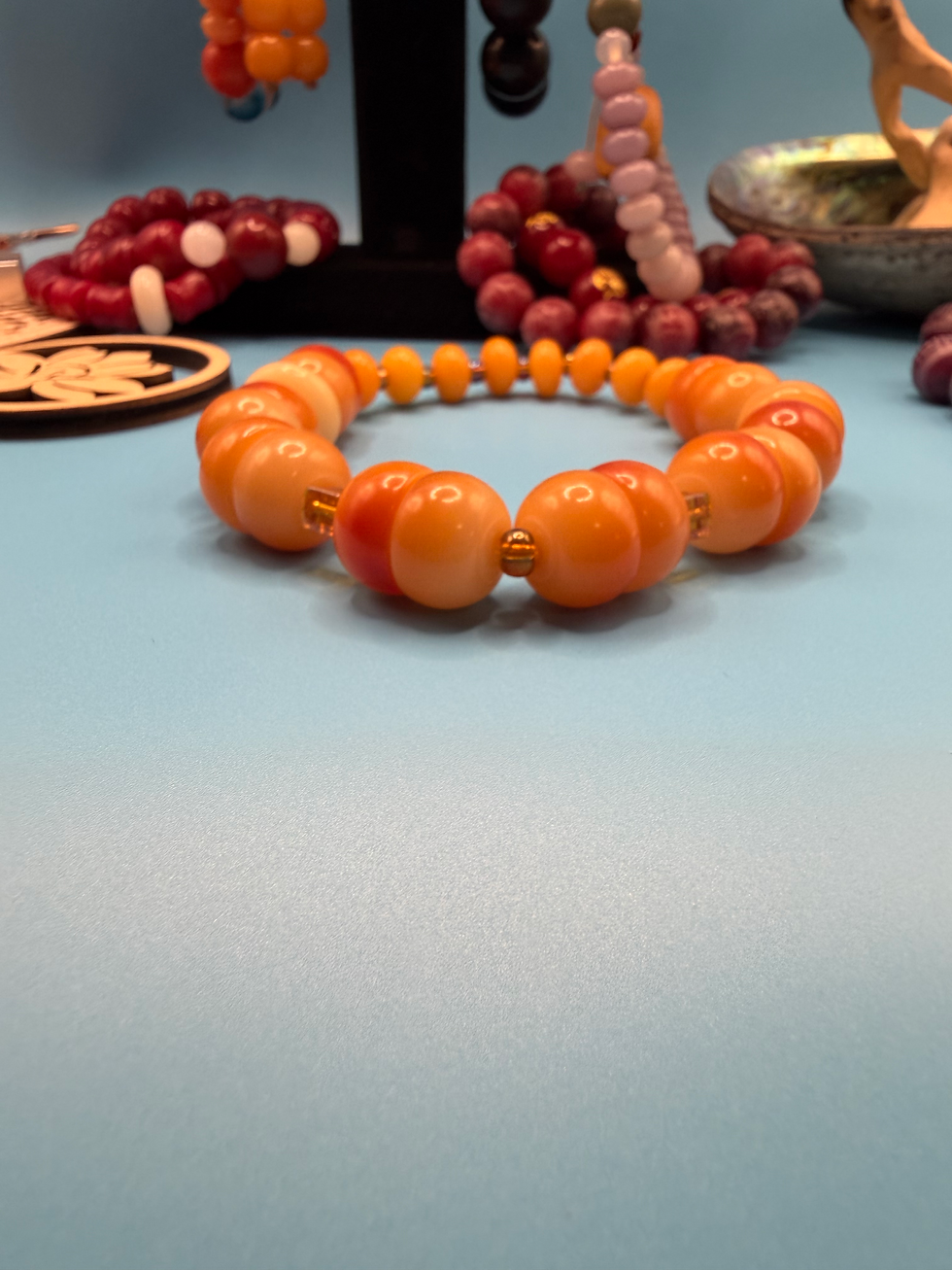 Thumbnail: Amber Ember Bodhi Bracelet