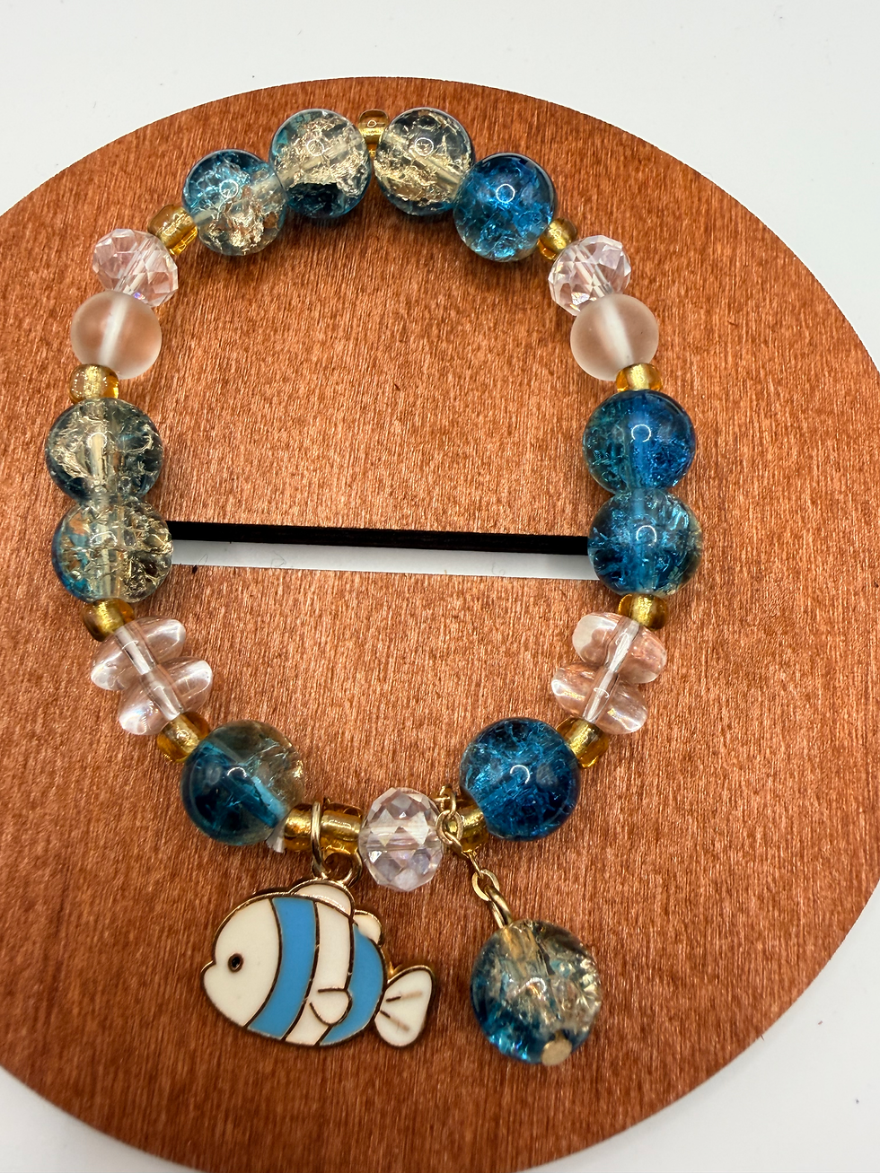 Thumbnail: Azure Gleam Flexible Charm Bracelet