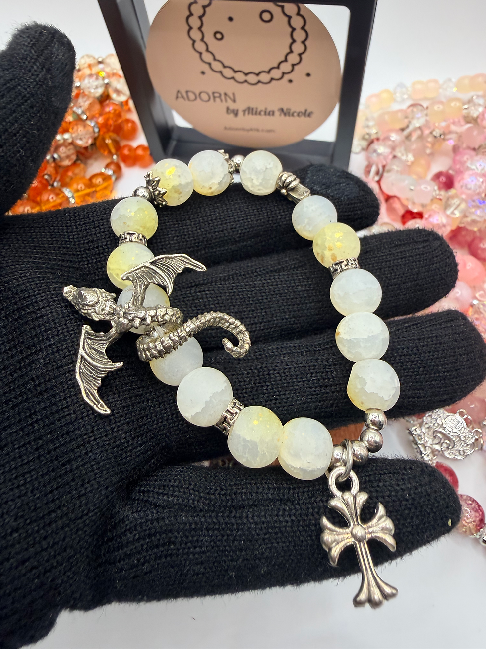 Thumbnail: Dragon's Breath Ember Flexible Charm Bracelet