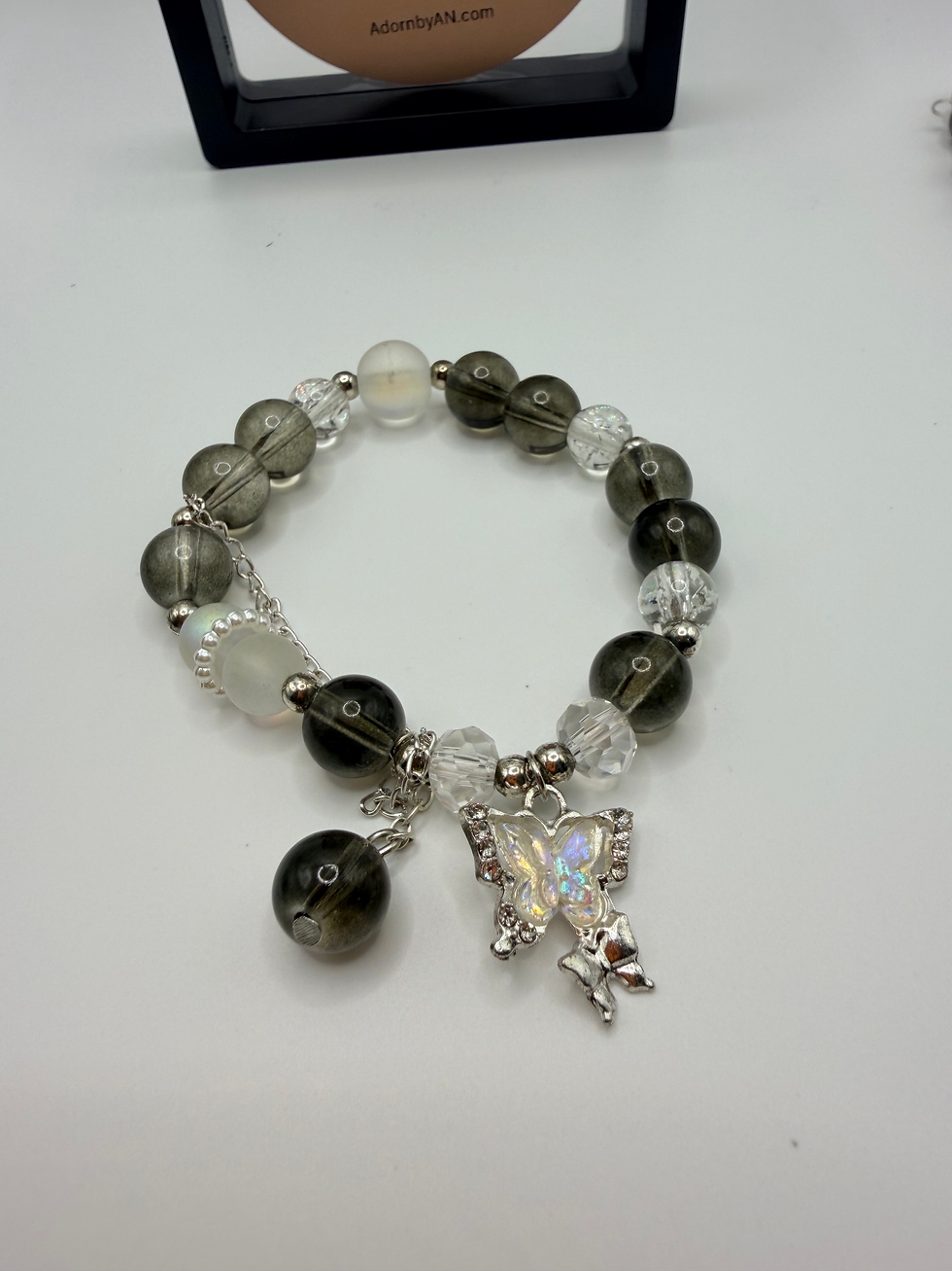 Thumbnail: Onyx Whisper Flexible Charm Bracelet
