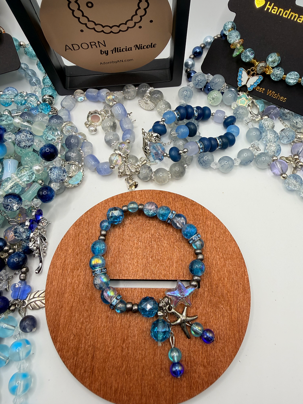 Thumbnail: Azure Nova Flexible Charm Bracelet