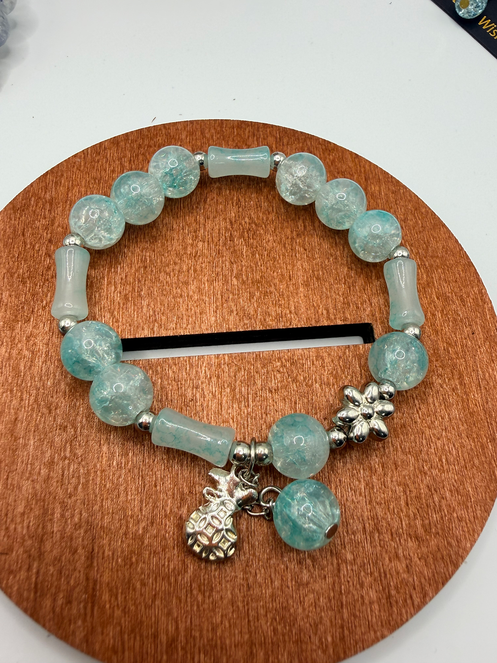 Thumbnail: Azure Blush Flexible Charm Bracelet