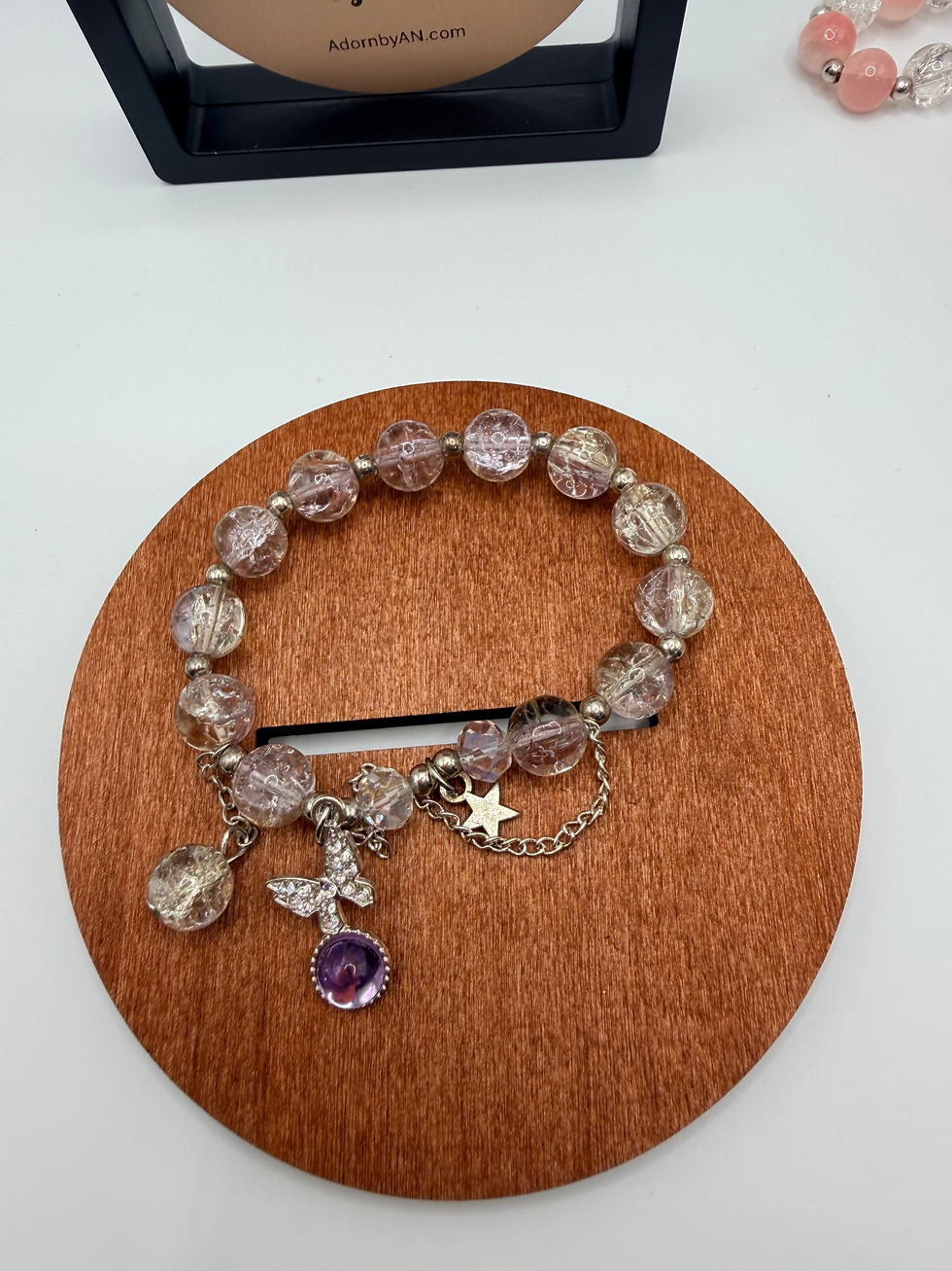 Thumbnail: Rose Whisper Flexible Charm Bracelet