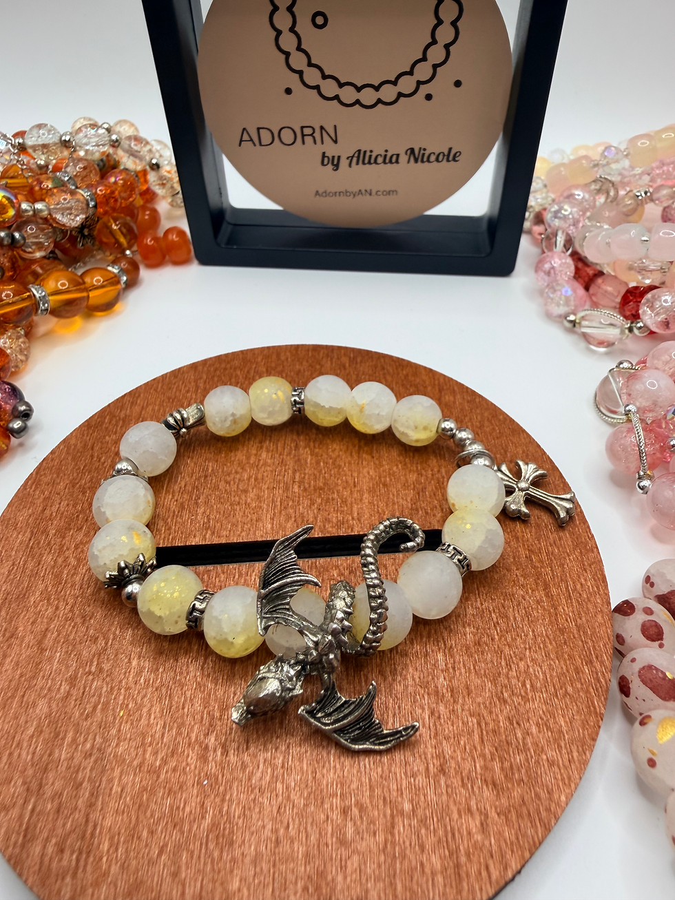 Thumbnail: Dragon's Breath Ember Flexible Charm Bracelet