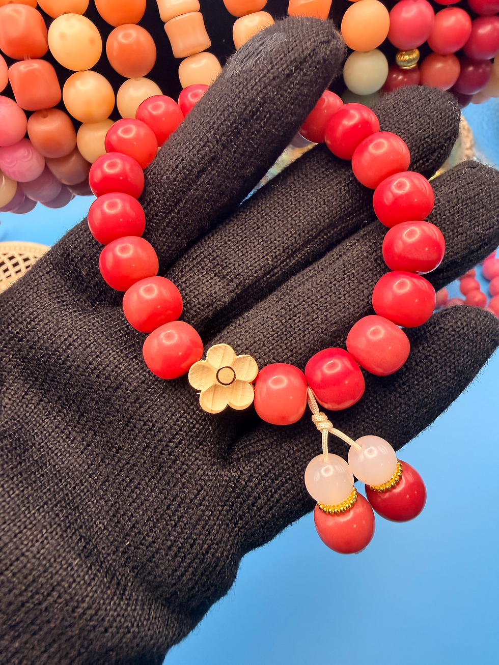 Thumbnail: Rose Halo Bodhi Bracelet