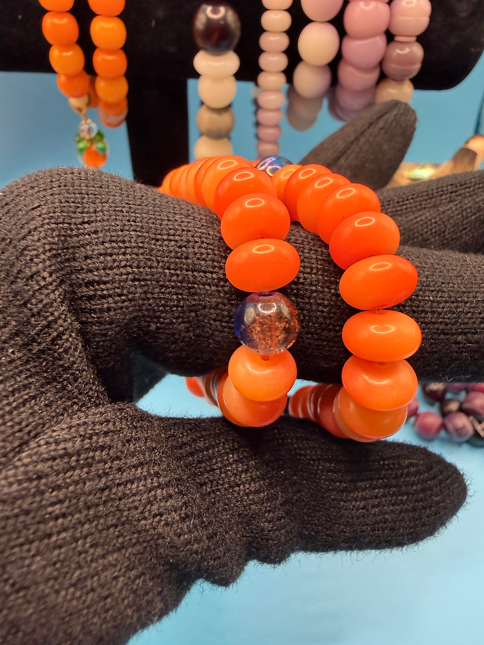 Thumbnail: Amber Halo Bodhi Bracelet